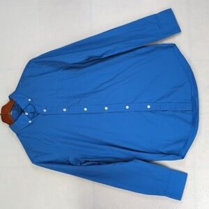 Croft & Barrow Cobalt Blue Men's‎ Button Down Dress Shirt S